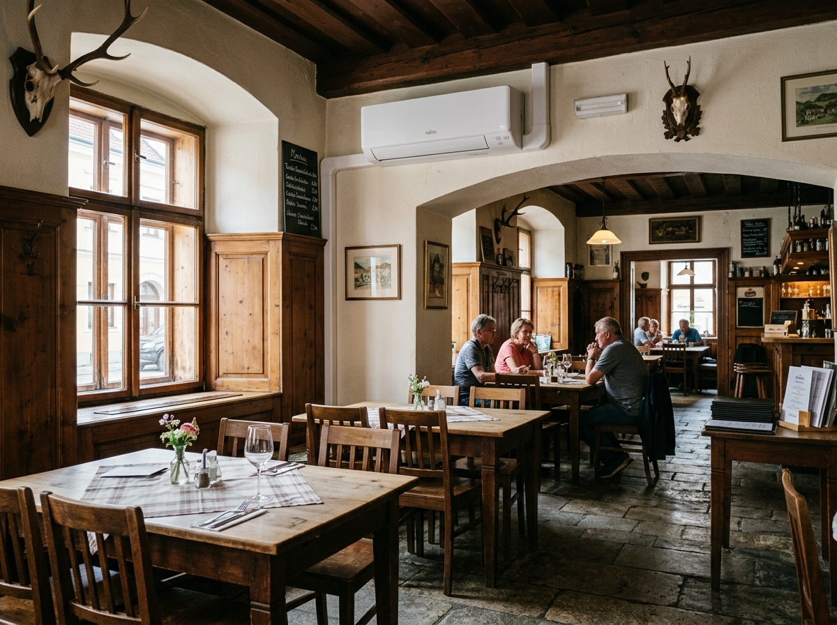 Gastraum in einem Gasthaus